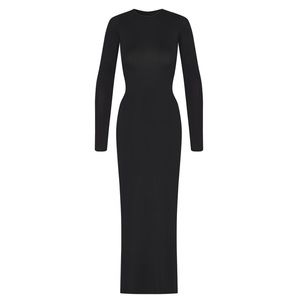 SKIMS Smooth Lounge Long Sleeve Dress